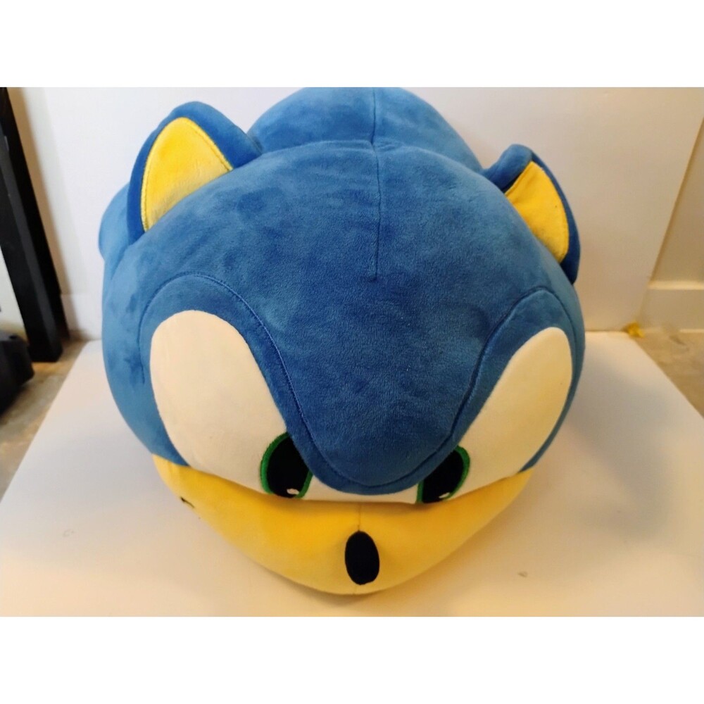 NEW Club Mocchi Sega 2022 Sonic The Hedgehog Blue Head 13" Microfiber Plush
